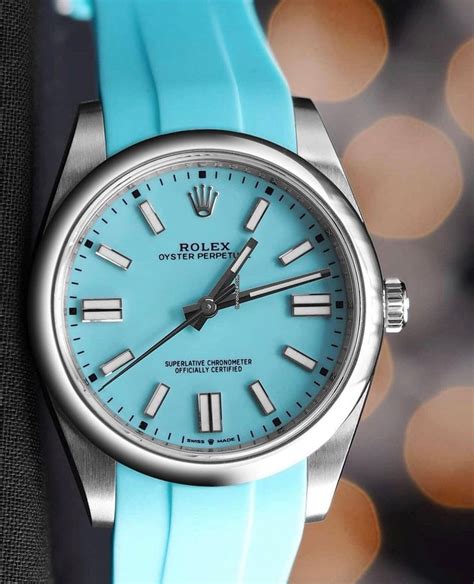 rolex op41 celebration|rolex tiffany blue 41 price.